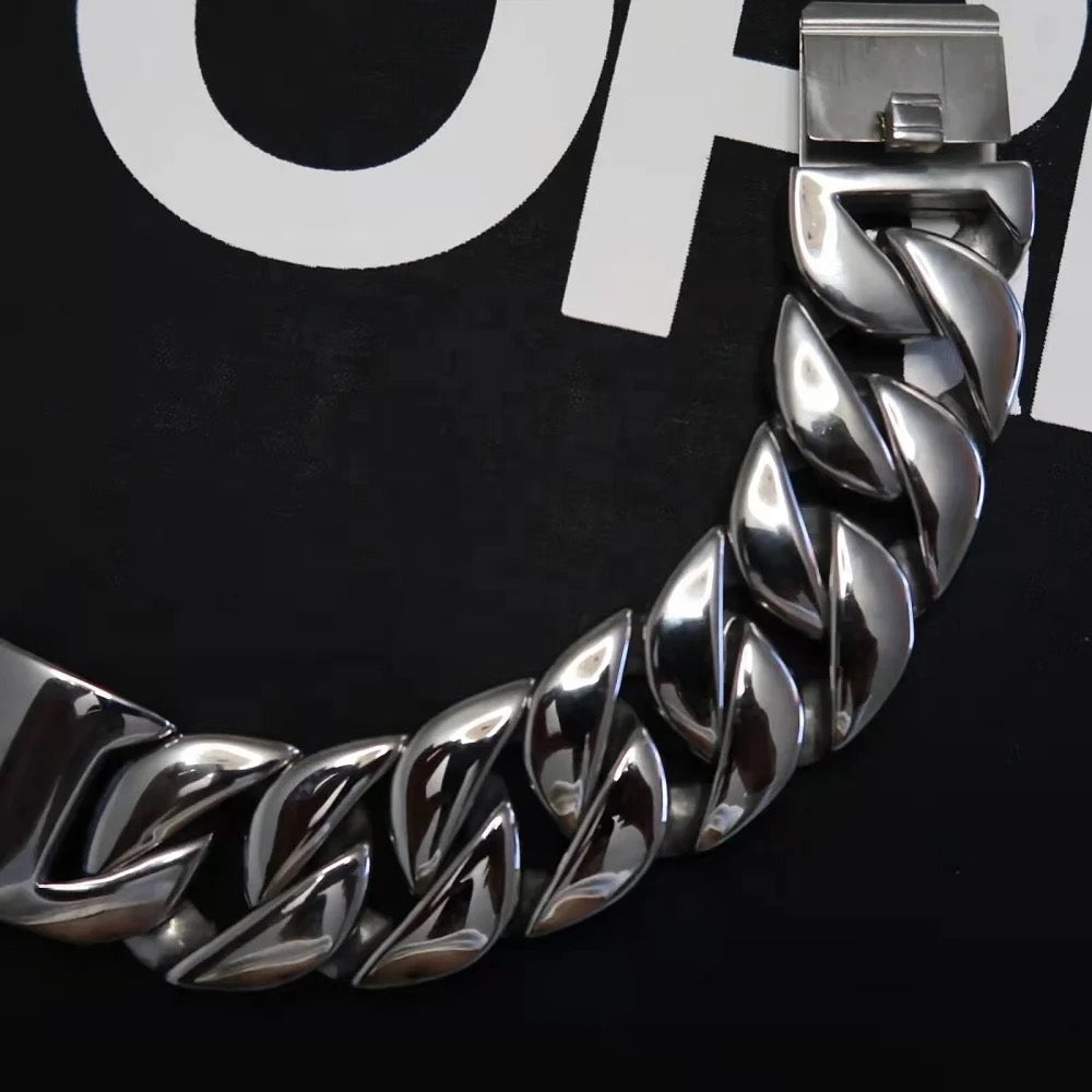 Heavy Metal Cuban Bracelet