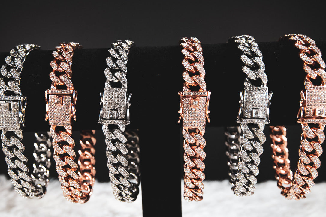 Diamond Cuban Anklet